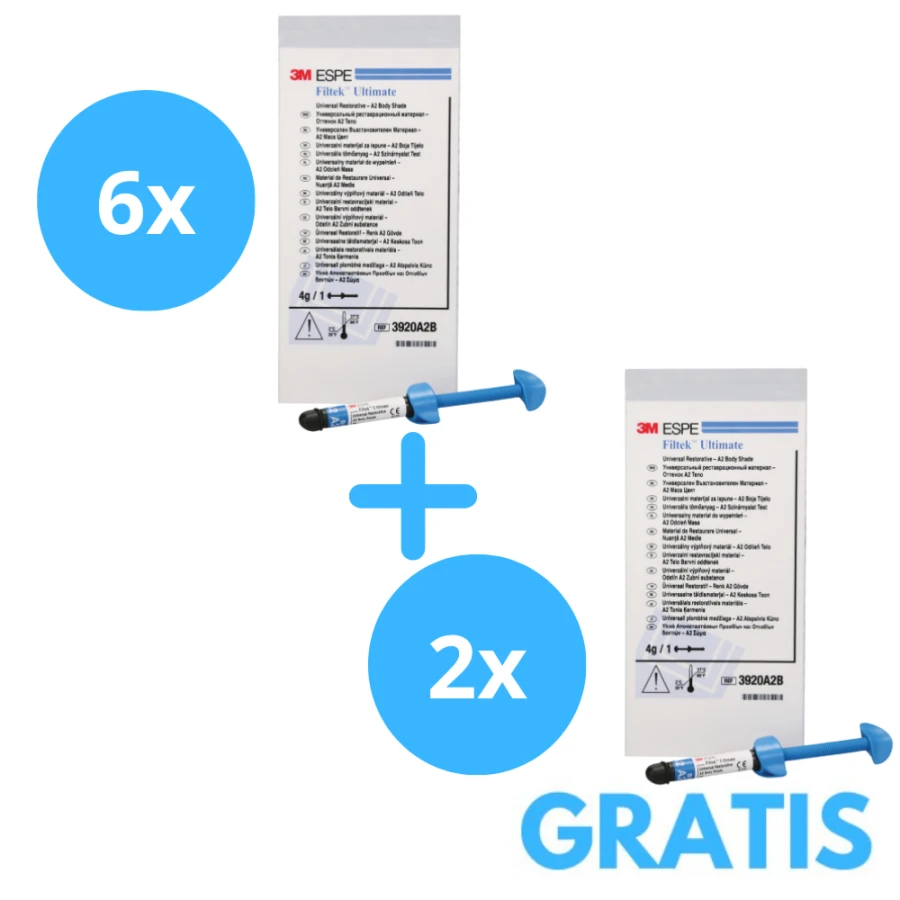 6 x Filtek Ultimate 4g + 2 x Gratis Filtek Ultimate 4g