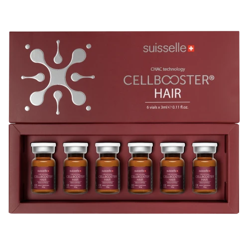 CELLBOOSTER HAIR - KOMPLEKS WZMACNIAJĄCO-ODBUDOWUJĄCY  (  6x3ml )WŁOSY - SUISSELLE