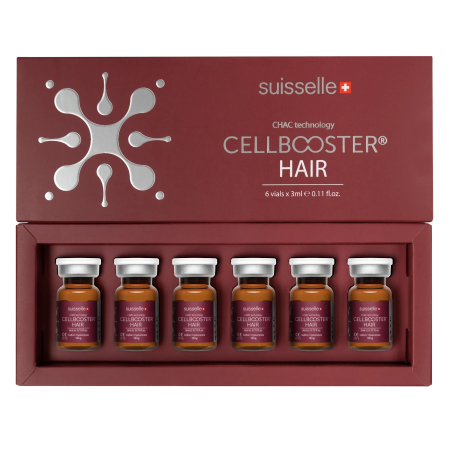 CELLBOOSTER HAIR - KOMPLEKS WZMACNIAJĄCO-ODBUDOWUJĄCY  (  6x3ml )WŁOSY - SUISSELLE