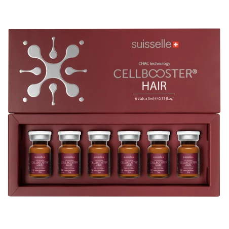 CELLBOOSTER HAIR - KOMPLEKS WZMACNIAJĄCO-ODBUDOWUJĄCY  (  6x3ml )WŁOSY - SUISSELLE