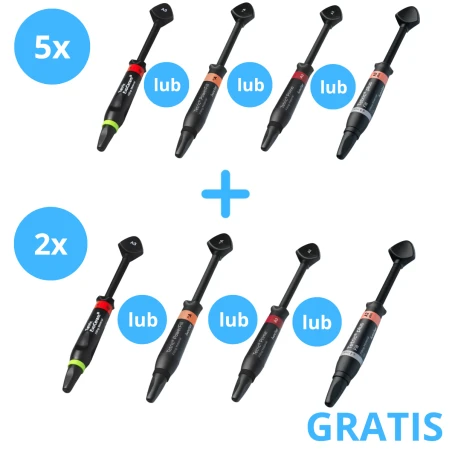 5 x Tetric ( Evoceram/Prime/PowerFill/Plus Fill)  + Gratis 2 x Tetric ( Evoceram/Prime/PowerFill/Plus Fill)