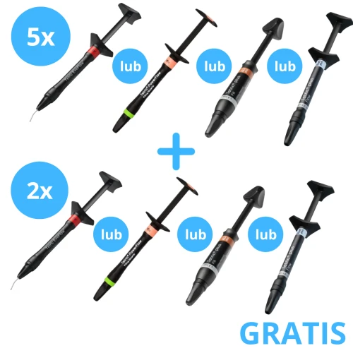 5x Tetric ( EvoFlow/PowerFlow/Tetric Plus/Tetric Plus Flow) + Gratis 2x ( EvoFlow/PowerFlow/Tetric Plus/Tetric Plus Flow)
