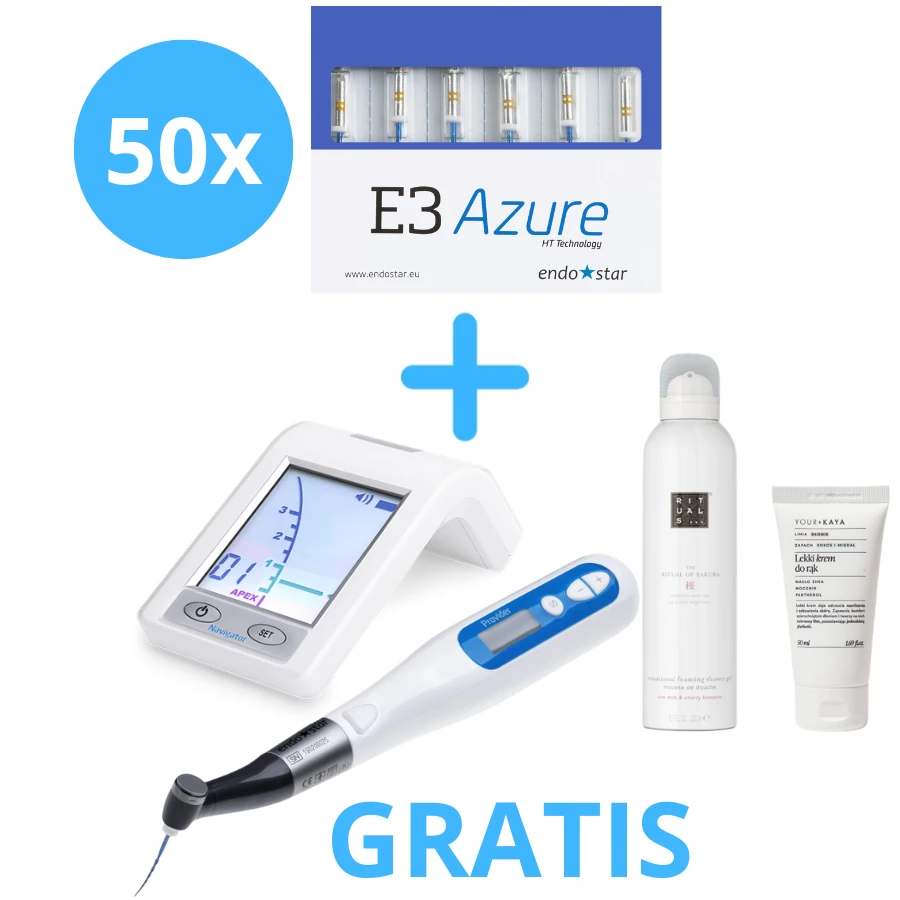 50 x Pilniki Endostar Azure ( 6 sztukowe ) + Gratis Zestaw Combo plus kosmetyki