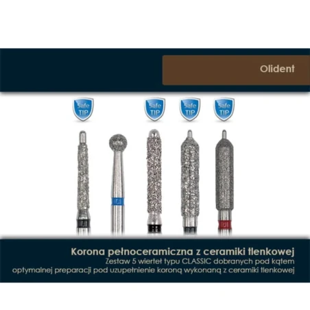 Zestaw – Korona Pełnoceramiczna z Ceramiki Tlenkowej