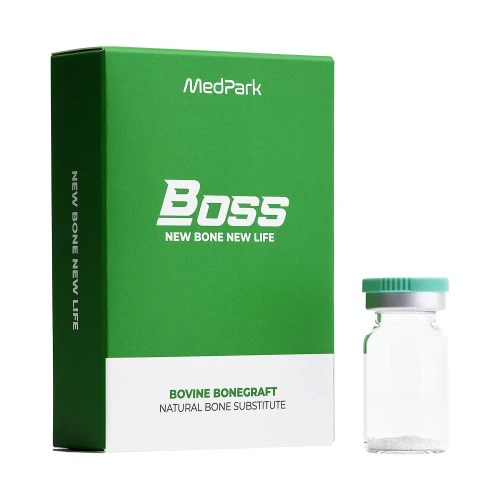 MedPark ( 1,0-2,0 mm) 1,5cm3 Ksenograft Boss XB Biomateriał (wołowy) Granulat/Proszek