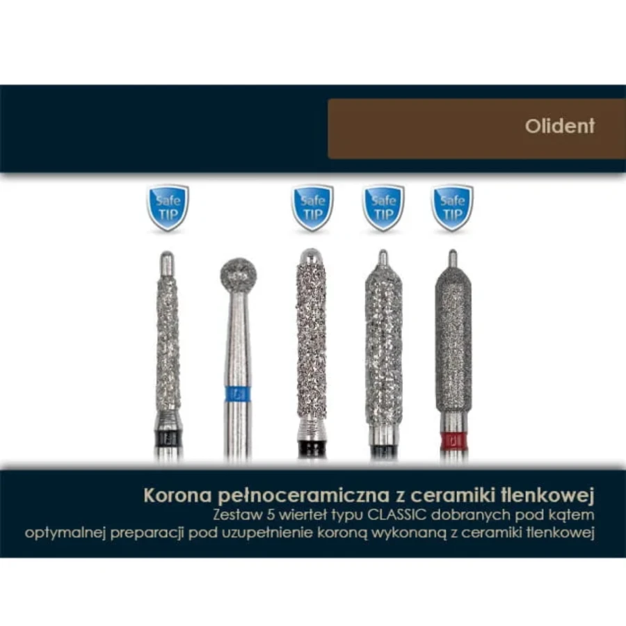 Zestaw – Korona Pełnoceramiczna z Ceramiki Tlenkowej