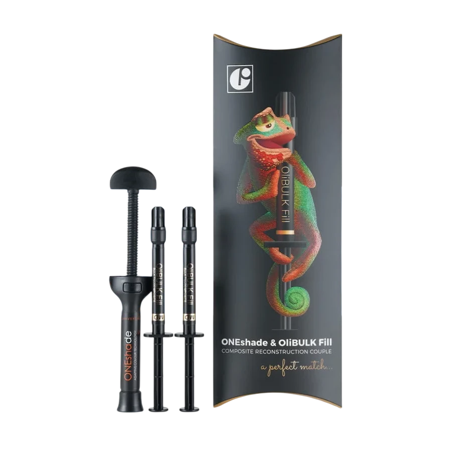 Perfect Match – 1x ONEshade + 2x OliBulk Fill MD + pędzelki + nakładacz