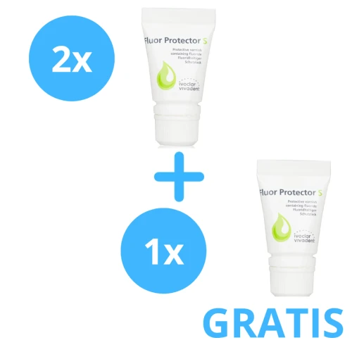 2 x Fluor Protector S  ( 1x7g ) + Gratis 1 x Fluor Protector S ( 1x7g )