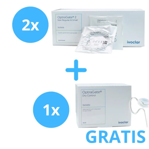 2 x Optragate 2 ( Small , Regular Ass ) + 1 x Optragate Dry Control 30 sztuk