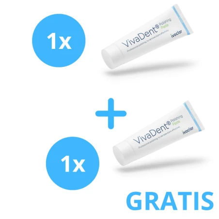 1x VivaDent Polishing Paste 80g + Gratis 1x VivaDent Polishing Paste 80g