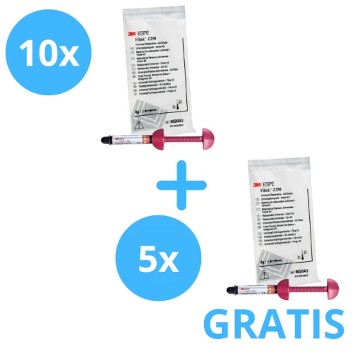 10 x Filtek Z250 + Gratis 4 x Filtek Z250