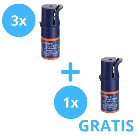 3 x Single Bond Universal + Gratis 1 x Single Bond Universal