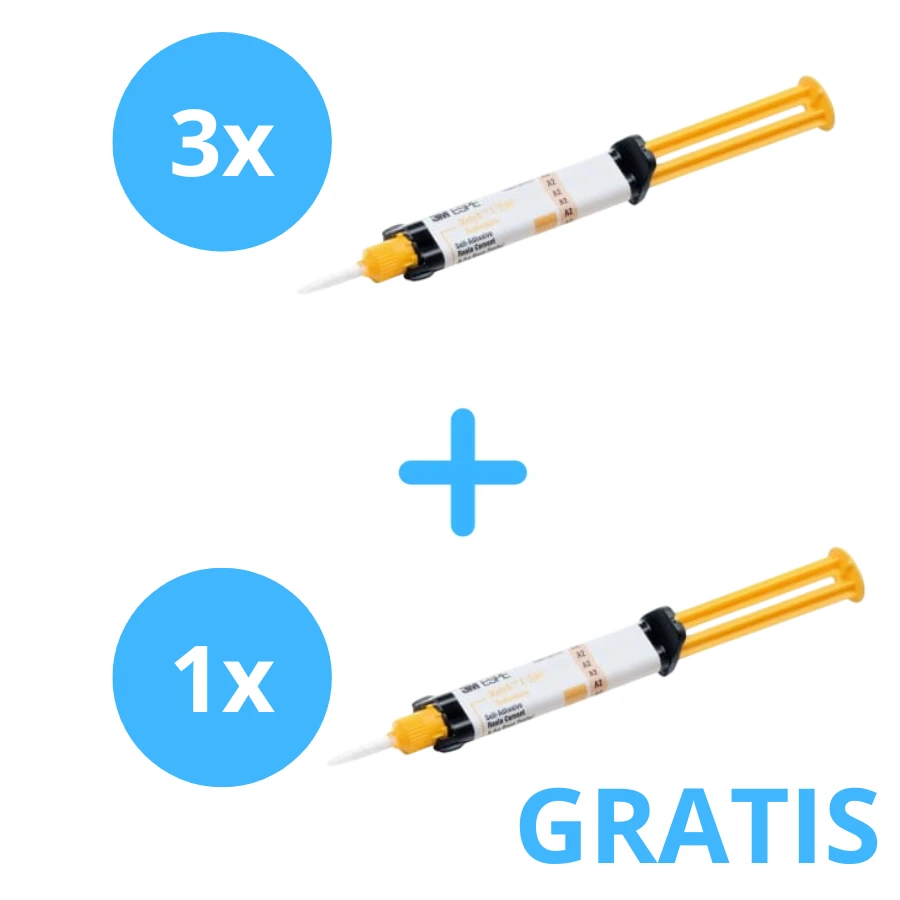 3 x Relyx U200 Automix 8,5g + Gratis Relyx U200 Automix 8,5g