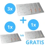 3 x WaveOne Gold ( 3 sztukowe ) + Gratis 1 x WaveOne Gold Primary lub WaveOne Gold Small