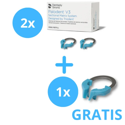 2 x Palodent V3 Universal Ring + Gratis 1 x Palodent v3 Universal Ring