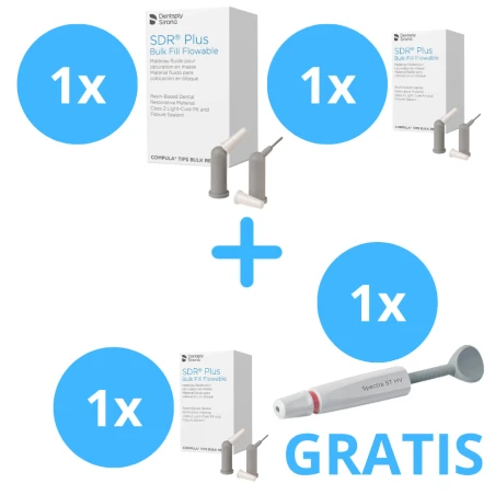 1x SDR Plus Eco ( 50 kompiul ) + 1x SDR Plus Refill ( 15 kompiul ) + Gratis SDR Plus (15kompiul ) A2 + Neo Spectra ST HV lub LV