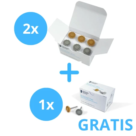 2 x Opakowanie Enhance Flex (3x Finishing i 3x Polishing) + Gratis 1 x Enhance® Flex ( 1x Finishing  i 1x Polishing )