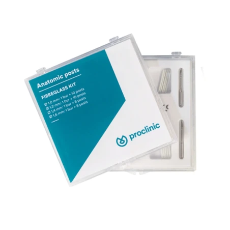 Wkłady z Włókna Szklanego Anatomiczne Starter KIT PROCLINIC 30 sztuk