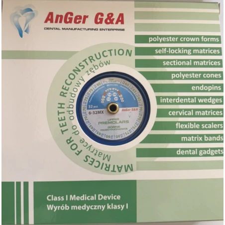 Korony poliestrowe - Przedtrzonowce Górne (Pierwsze i Drugie)