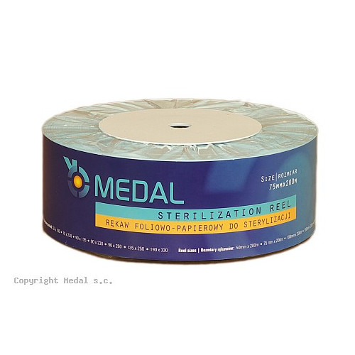 Rękaw do sterylizacji MEDAL ® 7,5cm x 200m
