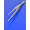 Pinceta mikrochirurgiczna 20 cm, zagięta PR-104