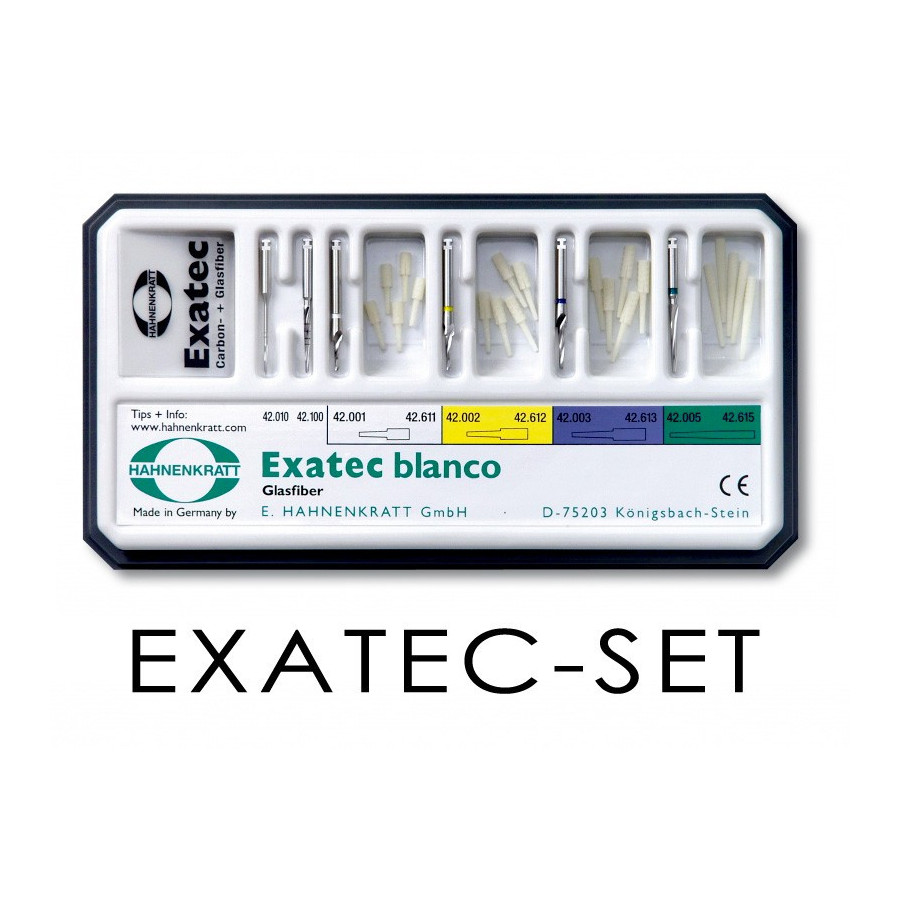 Wkłady z włókna Exatec BLANCO Set