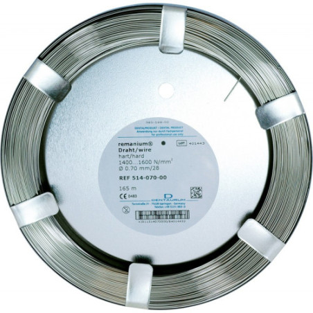 Drut remanium okrągły twardy  0,90mm (10m)