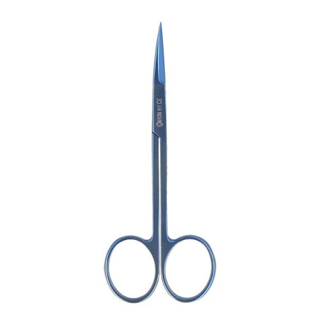 Nożyczki implantologiczne tytanowe Azzurro-Line 110 mm, wygięte