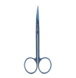 Nożyczki implantologiczne tytanowe Azzurro-Line 110 mm, wygięte